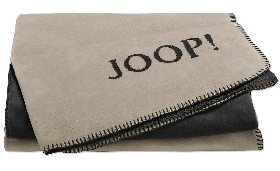 JOOP! Wohndecke Uni Doubleface ¦ grau ¦ Baumwollmischgewebe ¦ Maße (cm): B: günstig online kaufen