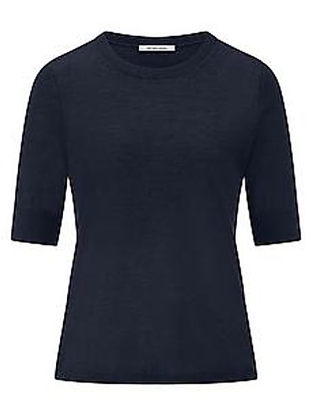 Rundhals-Pullover 1/2-Arm Peter Hahn blau günstig online kaufen