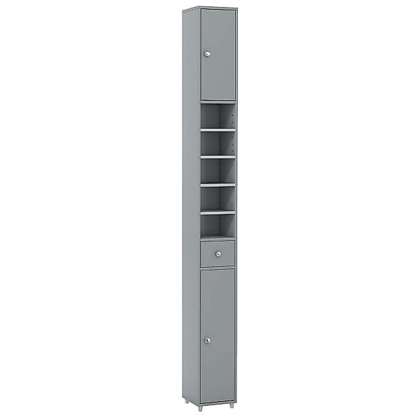 COSTWAY Hochschrank Badschrank schmal, mit Schublade, günstig online kaufen