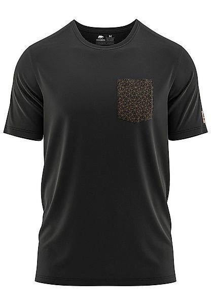 FORSBERG T-Shirt mit Brusttasche im Polygondesign günstig online kaufen