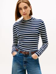 Tommy Hilfiger Langarmshirt SLIM CODY MOCK-NK günstig online kaufen