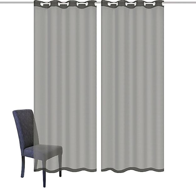 HOME WOHNIDEEN Gardine DOLLY, Ösen (2 günstig online kaufen