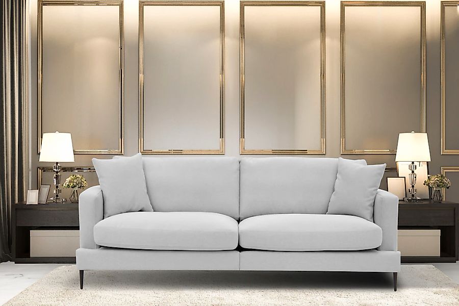 Home affaire 3-Sitzer "Cozy elegantes Designsofa, Maße B/T/H: 211/97/80 cm" günstig online kaufen