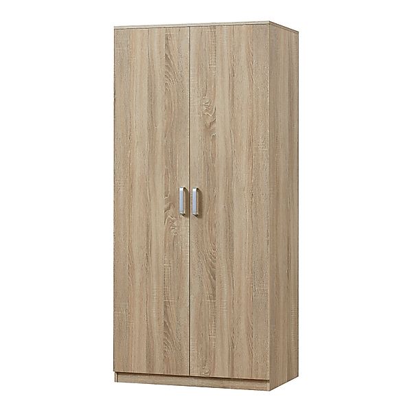 en.casa Kleiderschrank »Bodolz« 176x80x52 cm Sonoma-Eichenoptik günstig online kaufen