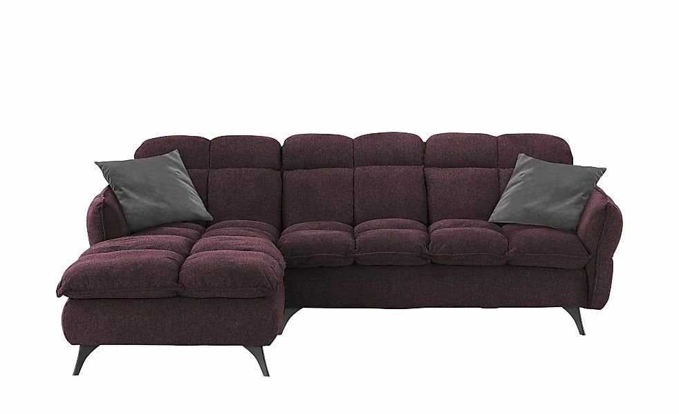 bobb Ecksofa  Key West ¦ lila/violett ¦ Maße (cm): B: 288 H: 106 T: 213.0 P günstig online kaufen