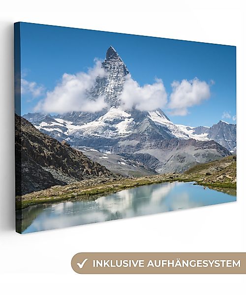 OneMillionCanvasses® Leinwandbild Schweizer Matterhorn am Nachmittag günstig online kaufen