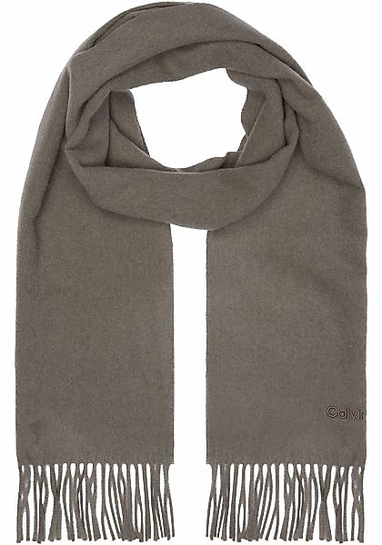 Calvin Klein Schal "CLASSIC WOOL SCARF", mit Logostickerei günstig online kaufen