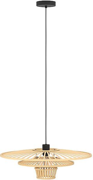 EGLO Hängeleuchte »Lydney Hängelampe, Pendelleuchte, Esszimmerlampe Japanis günstig online kaufen