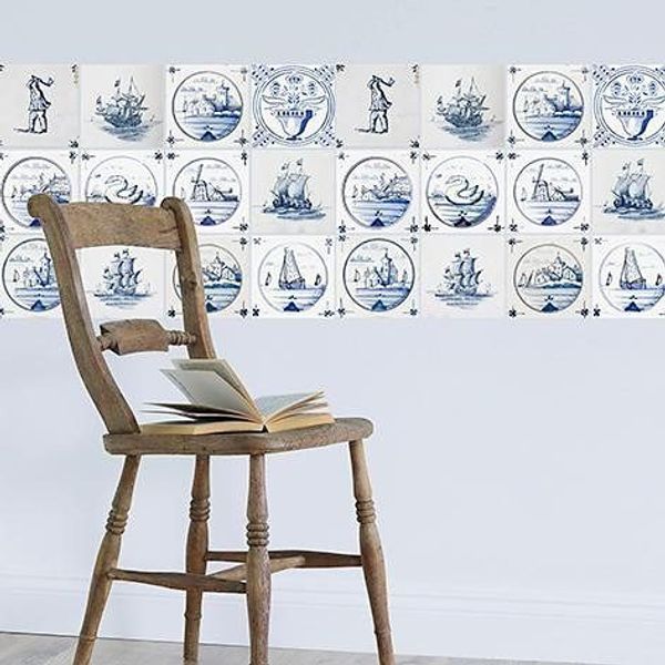 Home affaire Fliesenaufkleber Maritim (12 St), günstig online kaufen