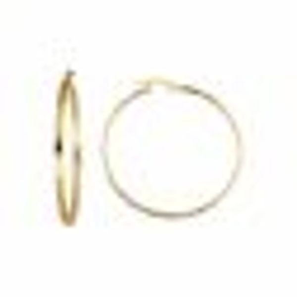 Creolen 375/- Gelbgold diamantiert Ø 45mm günstig online kaufen