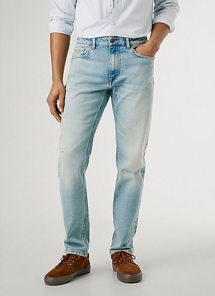 Pepe Jeans Tapered-fit-Jeans STANLEY Ziernähte an den Gesäßtaschen günstig online kaufen