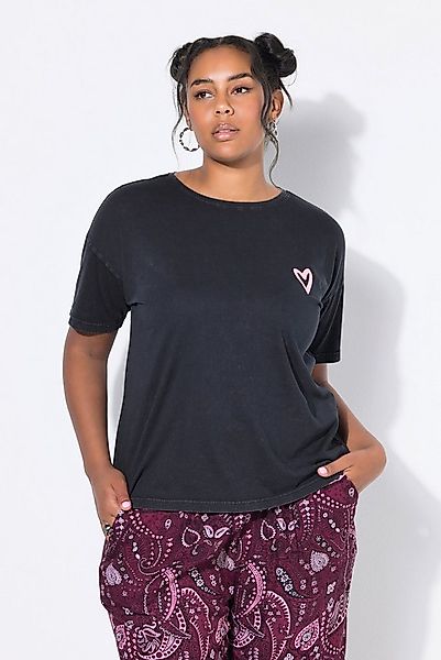 Studio Untold T-Shirt T-Shirt oversized Heart Vintage Look günstig online kaufen