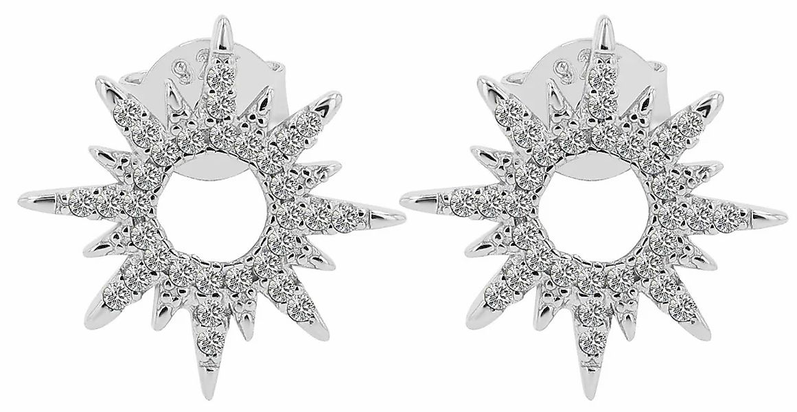 Adelia´s Paar Ohrhänger "Damen Ohrringe – Ohrstecker aus 925 Silber mit Zir günstig online kaufen