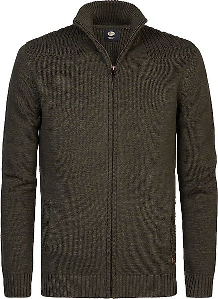 Petrol Strickjacke Elim Dunkelgrün - Größe XL günstig online kaufen
