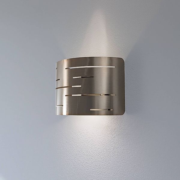 Wandleuchte Oisin, goldfarben, Metall, Höhe 22 cm, E27 günstig online kaufen