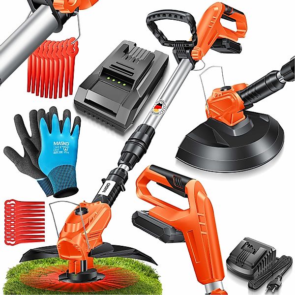 MASKO Akku-Rasentrimmer, Akku-Rasentrimmer mit 20 Li-Akku, günstig online kaufen