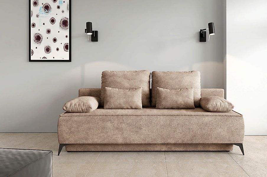 WERK2 Schlafsofa "Indira", 2-Sitzer Sofa & Schlafcouch günstig online kaufen