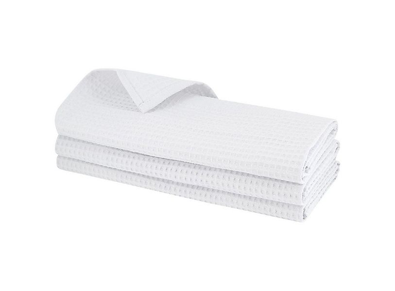 Engelland Geschirrtuch Poliertuch, (Vorteils-Set, 3-tlg., Waffel-Pique), 10 günstig online kaufen