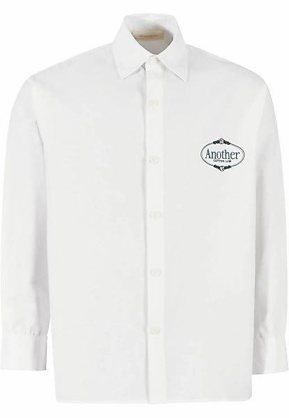 Another Cotton Lab Langarmhemd "Another Cotton Lab Logo Button Down Shirt", günstig online kaufen