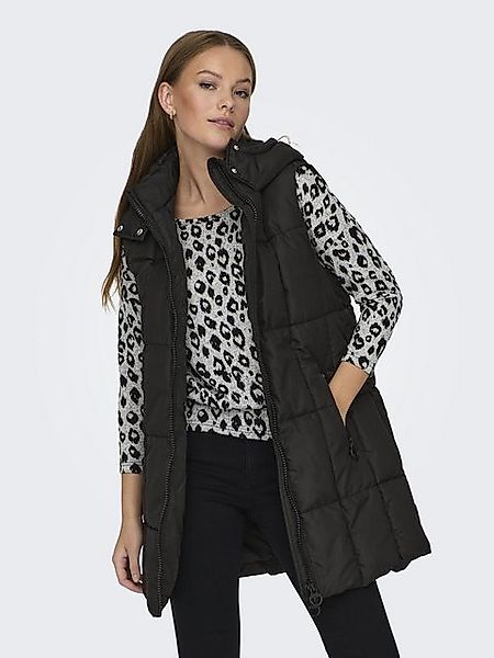 JACQUELINE de YONG Steppweste Langes Design Steppweste Wattiertes Coat Ohne günstig online kaufen
