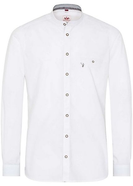 Spieth & Wensky Trachtenhemd Philon-Hemd LA Slim Fit weiß/grün günstig online kaufen