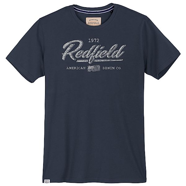 redfield Rundhalsshirt Redfield XXL T-Shirt Vintage-Logoprint günstig online kaufen