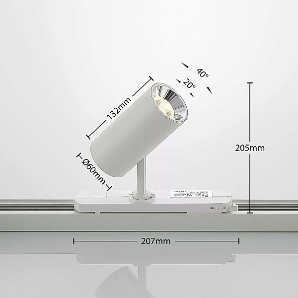 Arcchio Vedro LED-Schienenstrahler, 3.000K, 12,6 W günstig online kaufen