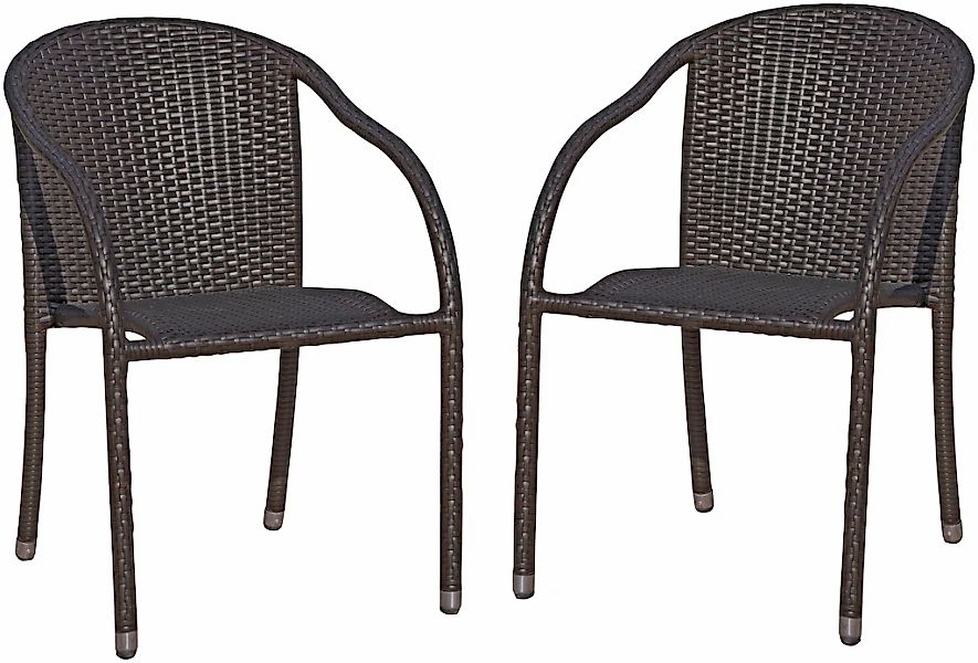 Garden Pleasure Stapelstuhl "RIGA" (Set) 2 Stk.2er Set, auch für die Gastro günstig online kaufen