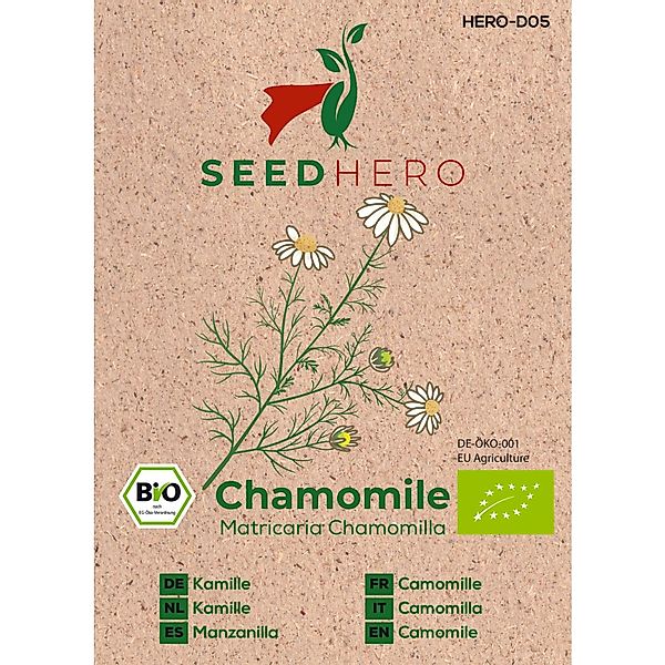 Seedhero BIO Kamille Chamomile Samen günstig online kaufen
