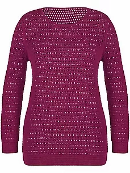 Rundhals-Pullover Anna Aura pink günstig online kaufen