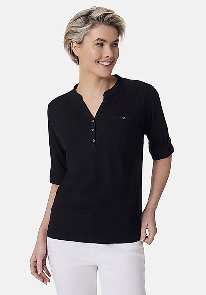 STOOKER WOMEN 3/4-Arm-Shirt "MARIE T-Shirt 3/4 - Arm" Regular Fit Slub Yarn günstig online kaufen