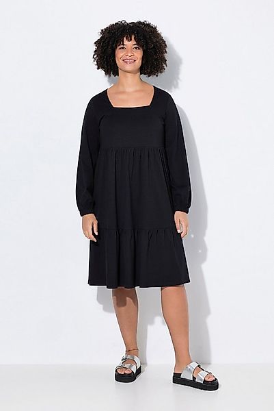 Angel of Style Jerseykleid Jerseykleid A-Linie Saum-Volant günstig online kaufen