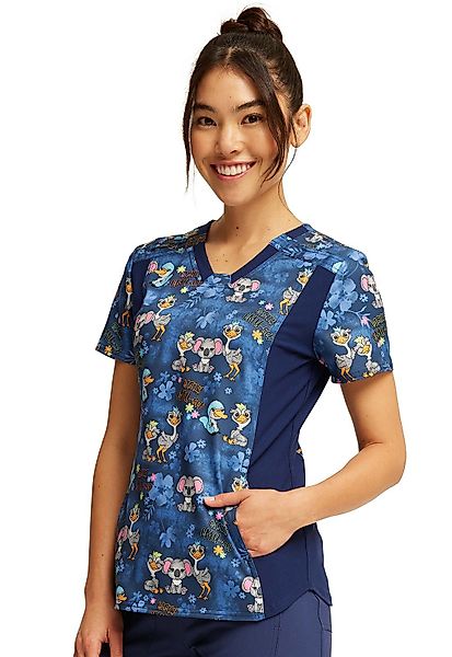 Cherokee Funktionsbluse Bunt bedruckter Damen Kasack günstig online kaufen