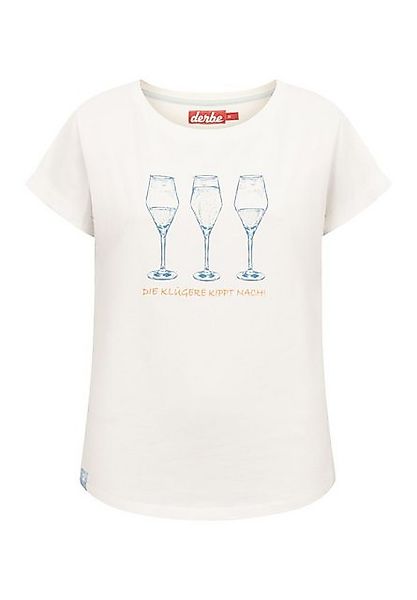 Derbe Print-Shirt Die Klügere Damen T-Shirt (1-tlg) günstig online kaufen