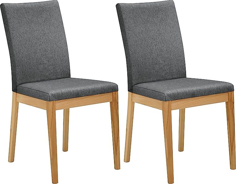 massivline&more Stuhl Roberto (Set, 2 St), Gestell aus Massivholz günstig online kaufen