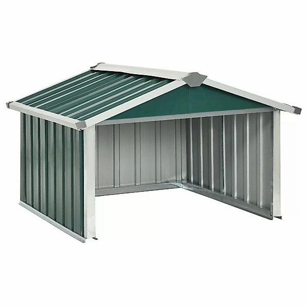 Rasenmeher Garage 92x97x63 Cm Verzinkter Stahl Grün günstig online kaufen