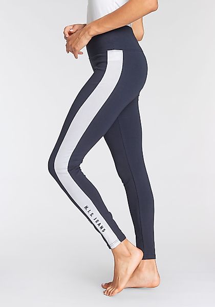 H.I.S Leggings mit weißem Seitenstreifen und günstig online kaufen