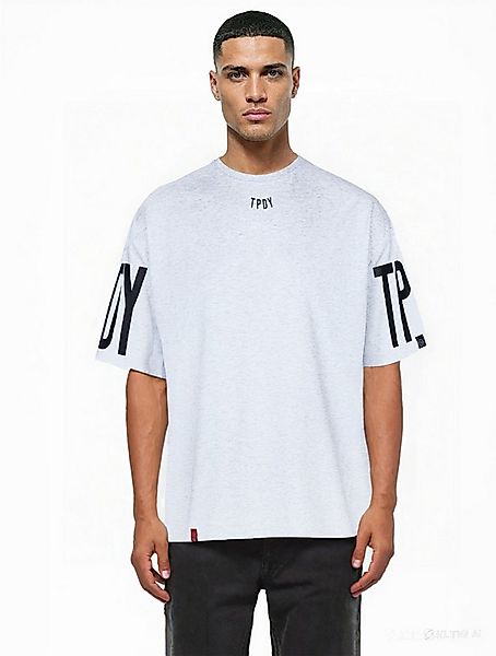 trueprodigy Oversize-Shirt Viktor Logoprint Rundhals dicker Stoff günstig online kaufen
