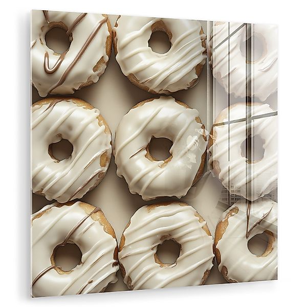 MuchoWow Acrylglasbild Donuts - Schokolade - günstig online kaufen