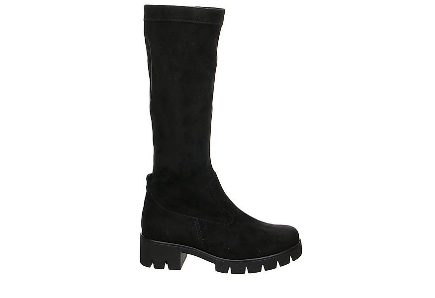 Gabor Comfort Gabor Fashion Velour Schaftstiefel schwarz Stiefelette günstig online kaufen