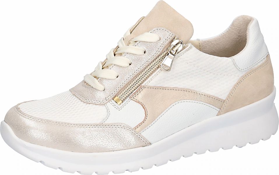 Waldläufer Sneaker "K-SUNNY" Schnürschuh, Komfortschuh mit seitlichem Reißv günstig online kaufen