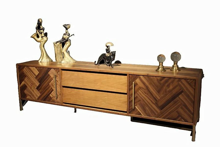 JVmoebel TV-Schrank Braun TV Ständer RTV Sideboard Wohnzimmermöbel Modern L günstig online kaufen