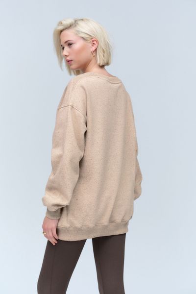 Next Longsweatshirt Angerautes Relaxed Fit Oversized-Sweatshirt günstig online kaufen
