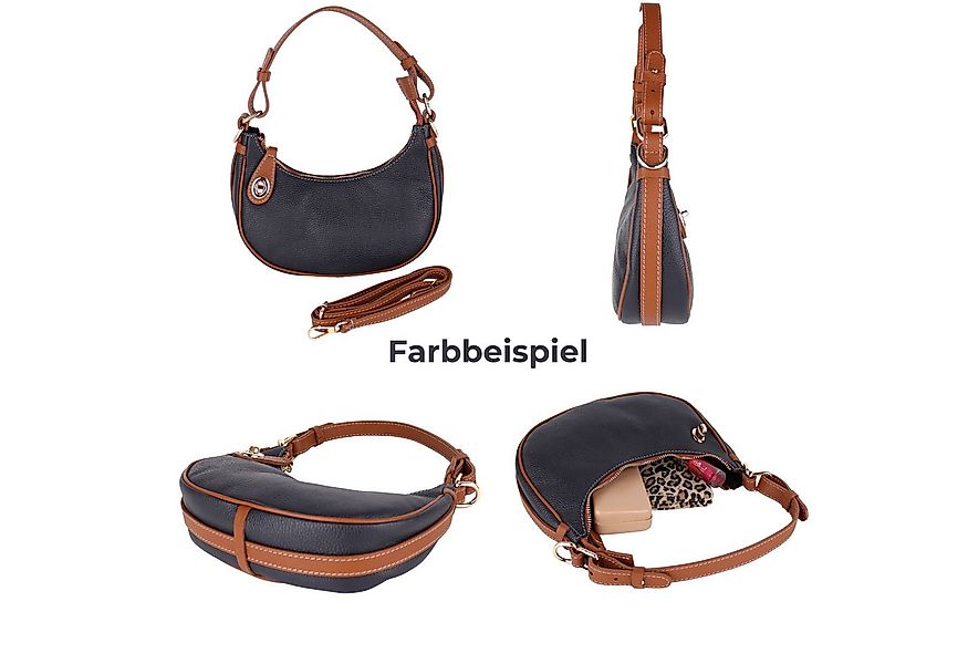 MIRROSI Umhängetasche Damen aus Echtleder, Wildleder, Made in Italy (26x12x günstig online kaufen