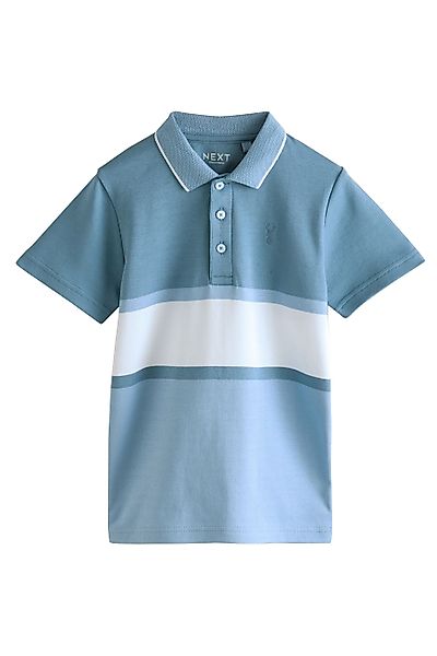 Next Poloshirt Kurzarm-Poloshirt mit Farbblock-Design (1-tlg) günstig online kaufen