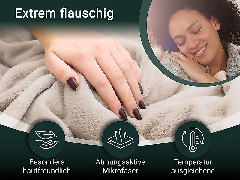 Wohndecke, ZOLLNER, superflauschig, in XXL Größe günstig online kaufen