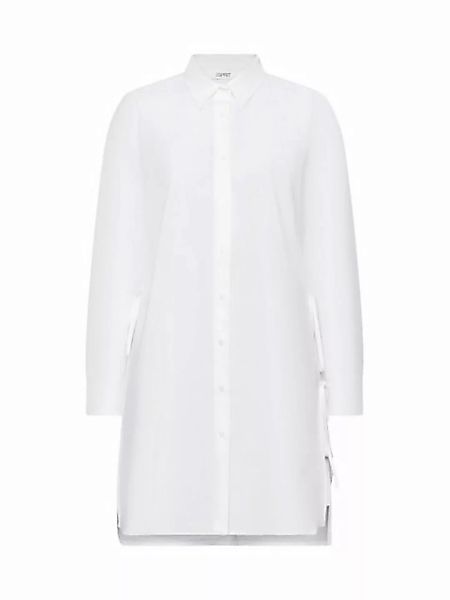 Esprit Midikleid Popeline-Hemdblusenkleid mit Bindedetail günstig online kaufen