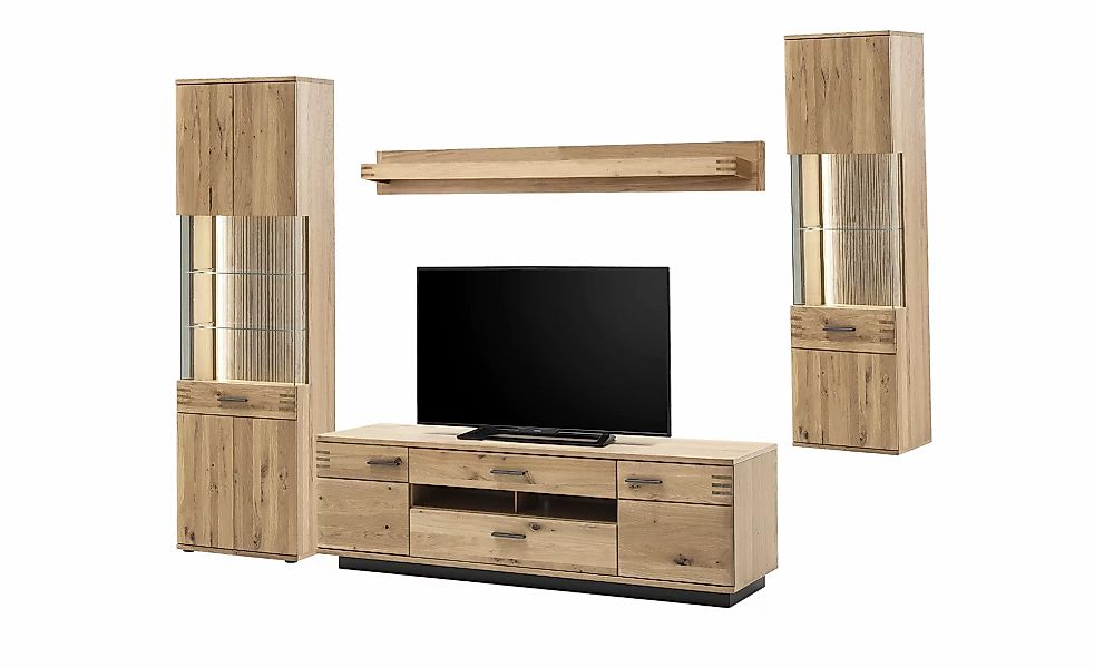 Woodford Wohnkombination  Monta ¦ holzfarben ¦ Maße (cm): B: 305 H: 208 T: günstig online kaufen