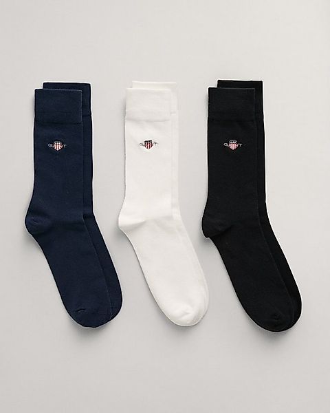 Gant Freizeitsocken SHIELD SOCKS 3-PACK (Packung, 3-Paar) günstig online kaufen