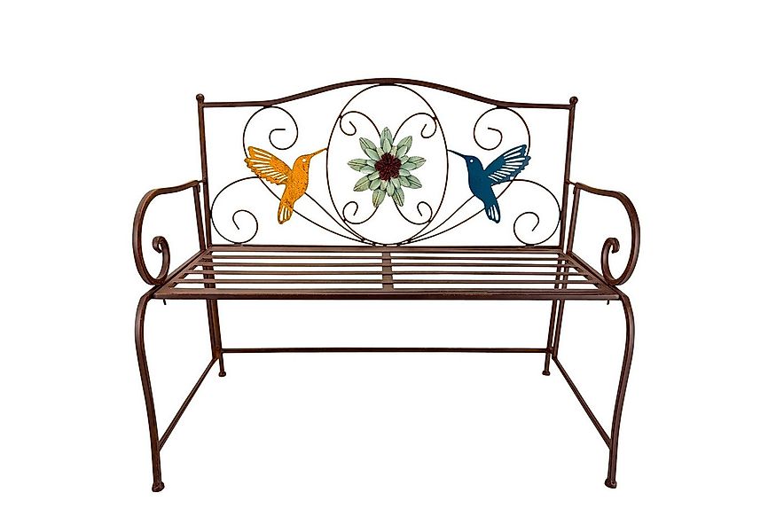 Online-Fuchs Blumenbank mit 2 Kolibris aus Metall für Blumentöpfe - Outdoor günstig online kaufen